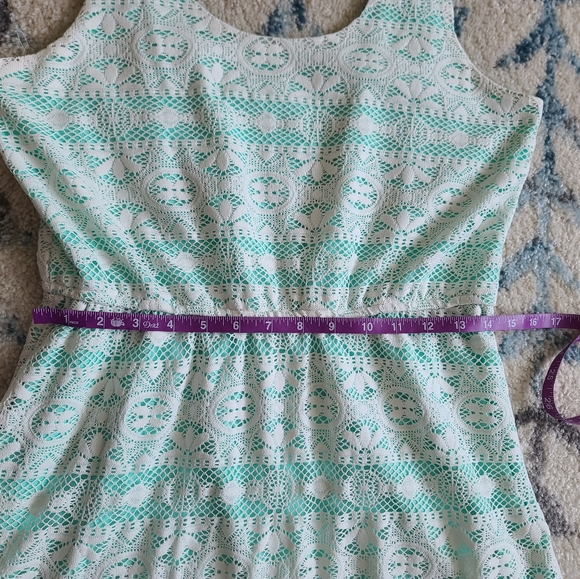 Maurices Lace Overlay Hi Lo Sleeveless Dress - Picture 8 of 11